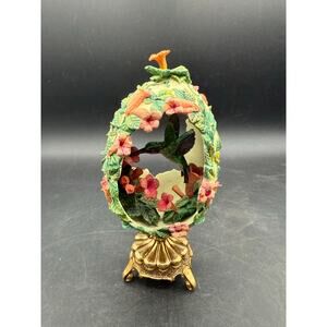 Fabergé Egg –Hummingbird Jewels in the Garden – Franklin Mint-Numbered